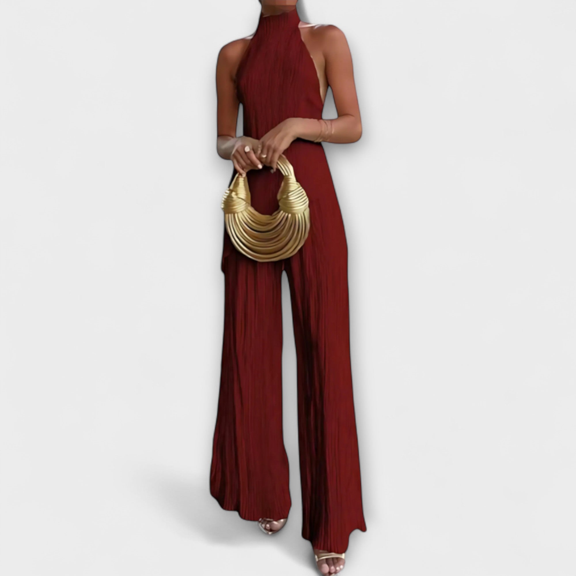 Pilarica - Elegant Plisserte Asymmetrisk Sett