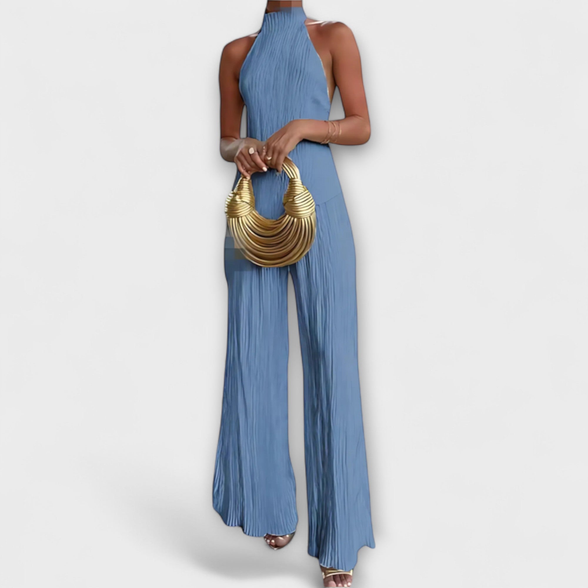 Pilarica - Elegant Plisserte Asymmetrisk Sett