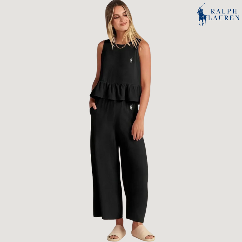 Ꮢalph Ꮮаᴜгеn Ruffled To-delt Sett + Gratis Solhatt – Kjøp 1 Få 2