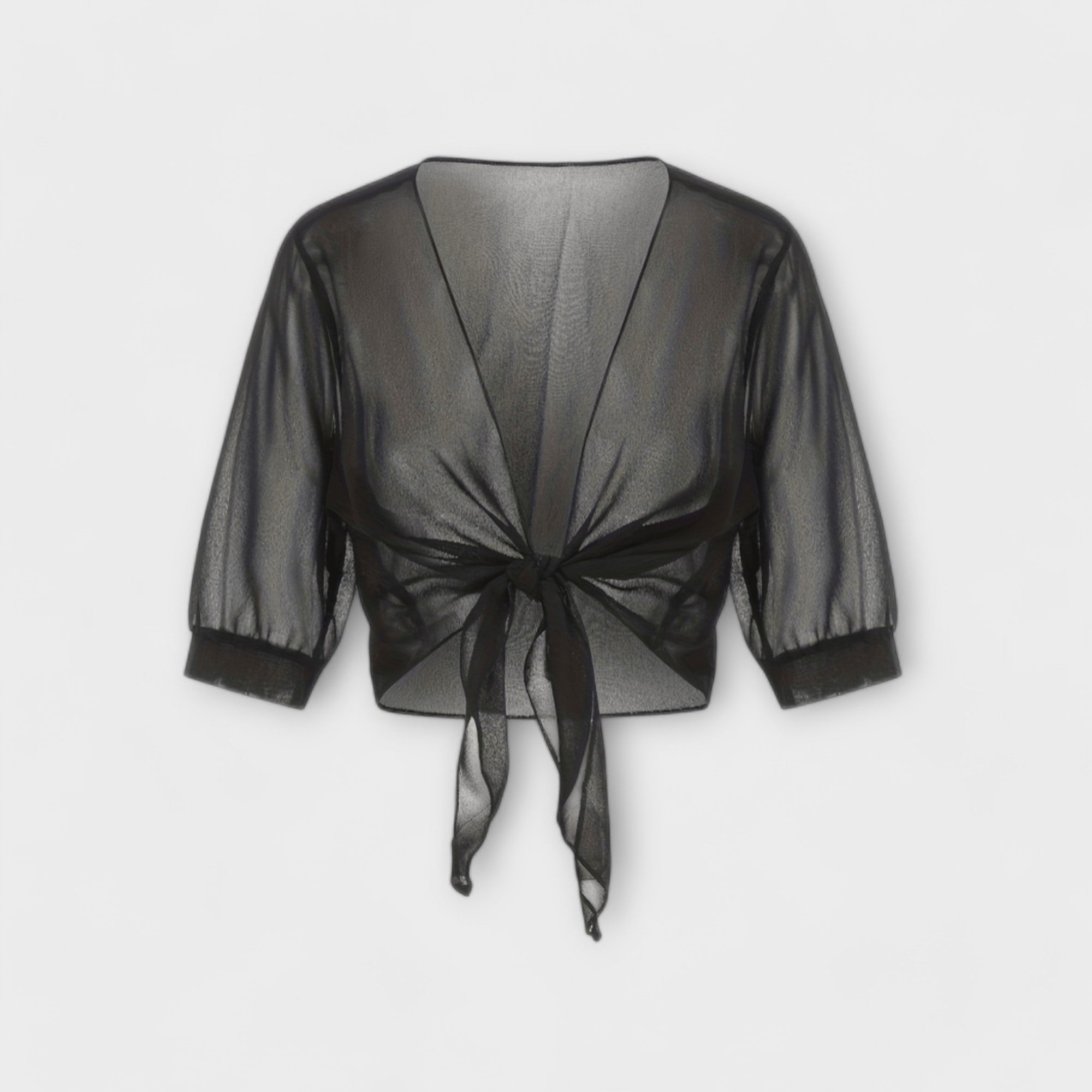 Olivia - Bluse med Åpen Front