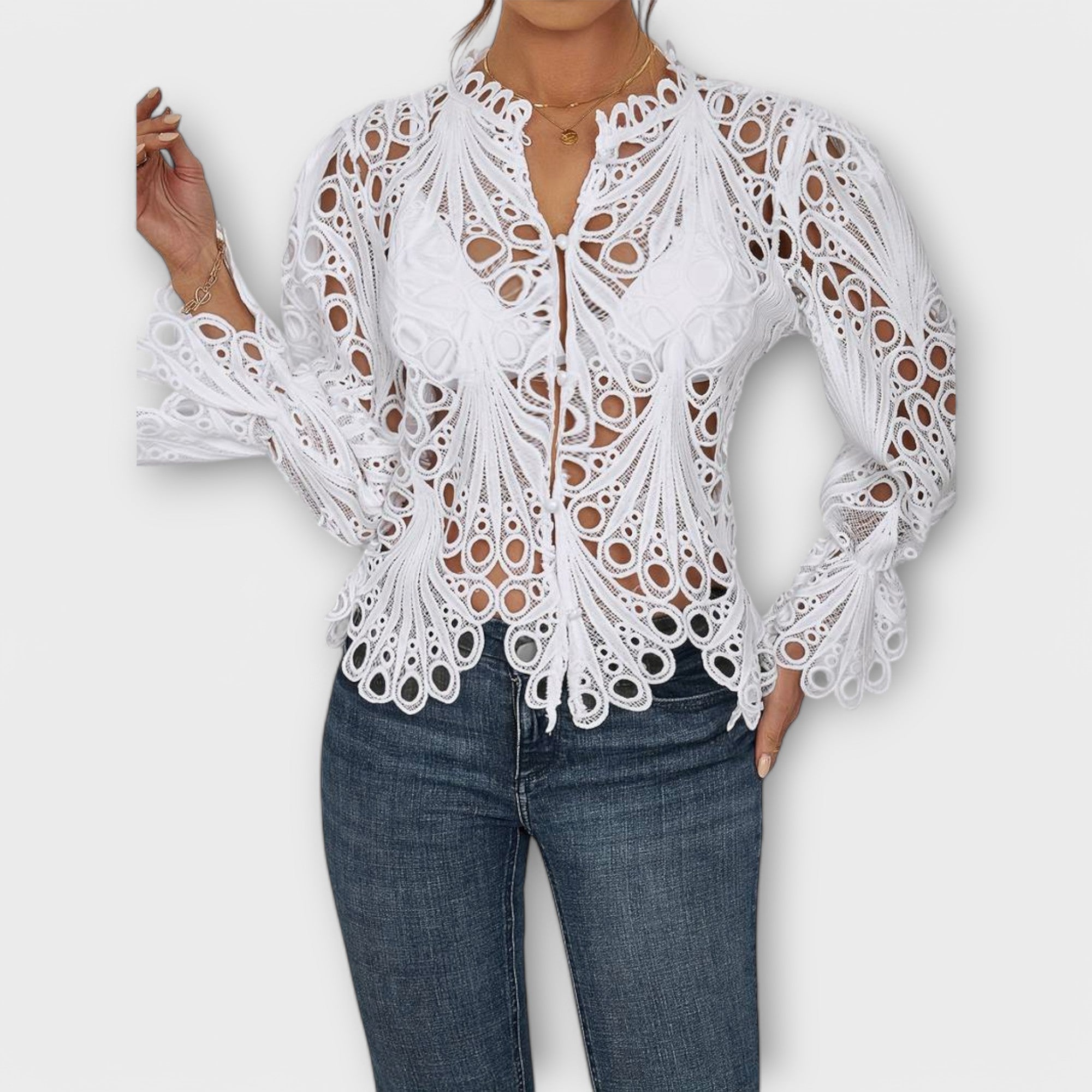 Savannah - Asymmetrisk Bluse