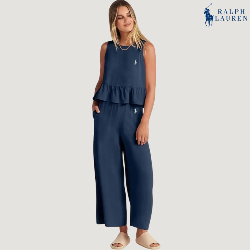 Ꮢalph Ꮮаᴜгеn Ruffled To-delt Sett + Gratis Solhatt – Kjøp 1 Få 2