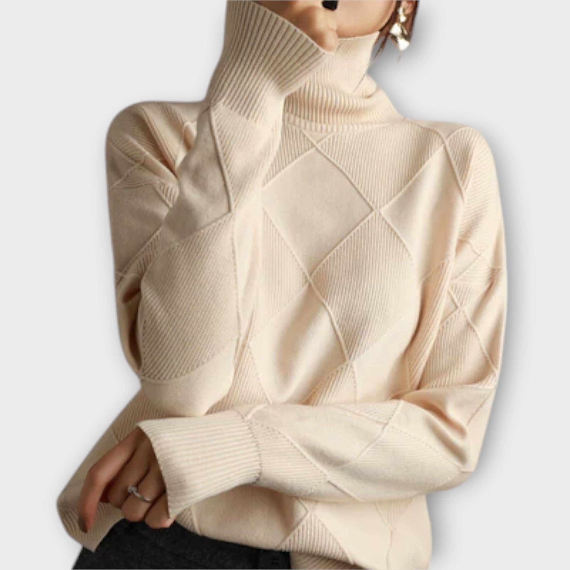 Melanie - Koselig Turtleneck Genser