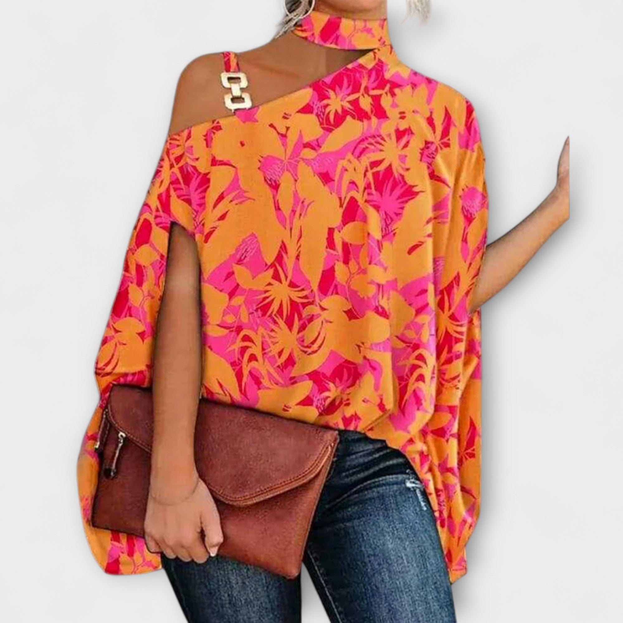 Off-Shoulder Bluse for Kvinner