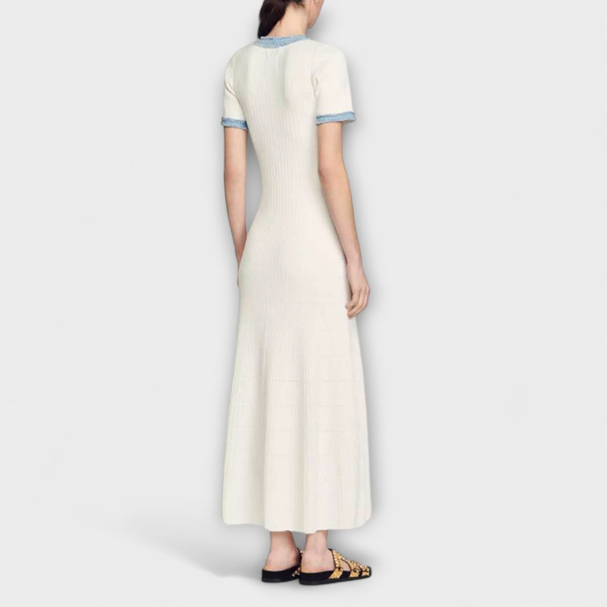 Alecia - Strukturert Maxi Kjole