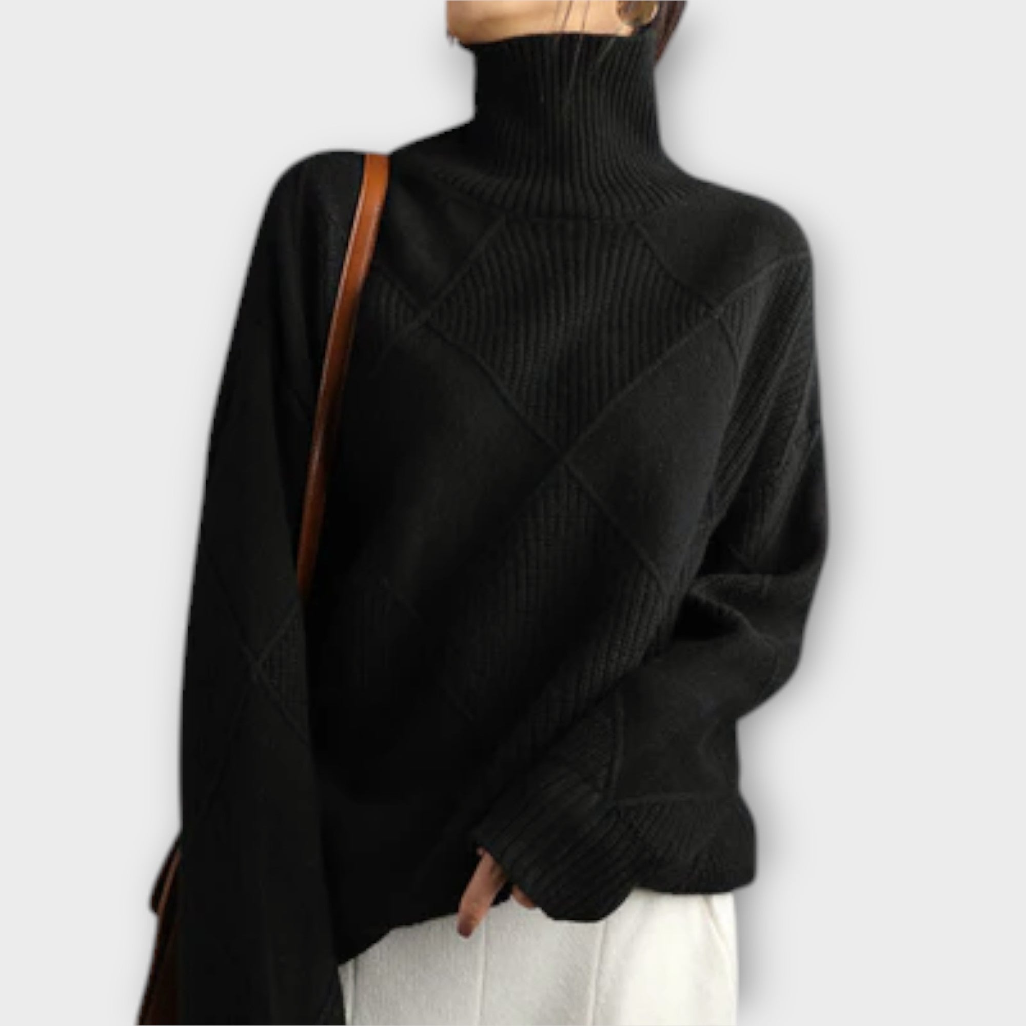 Melanie - Koselig Turtleneck Genser