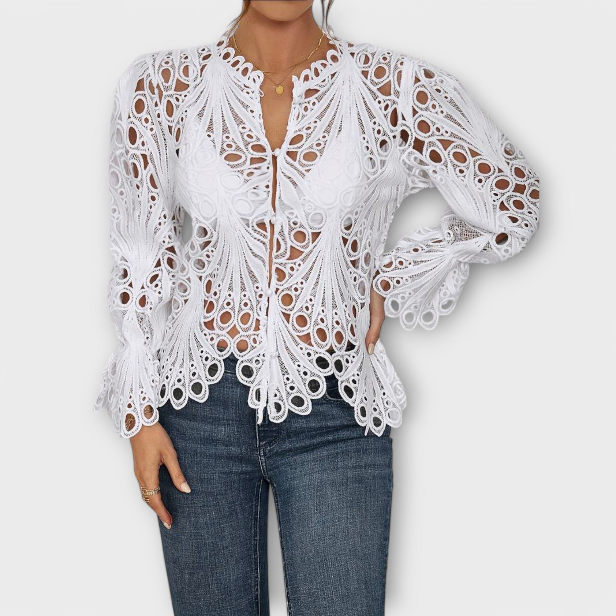 Savannah - Asymmetrisk Bluse