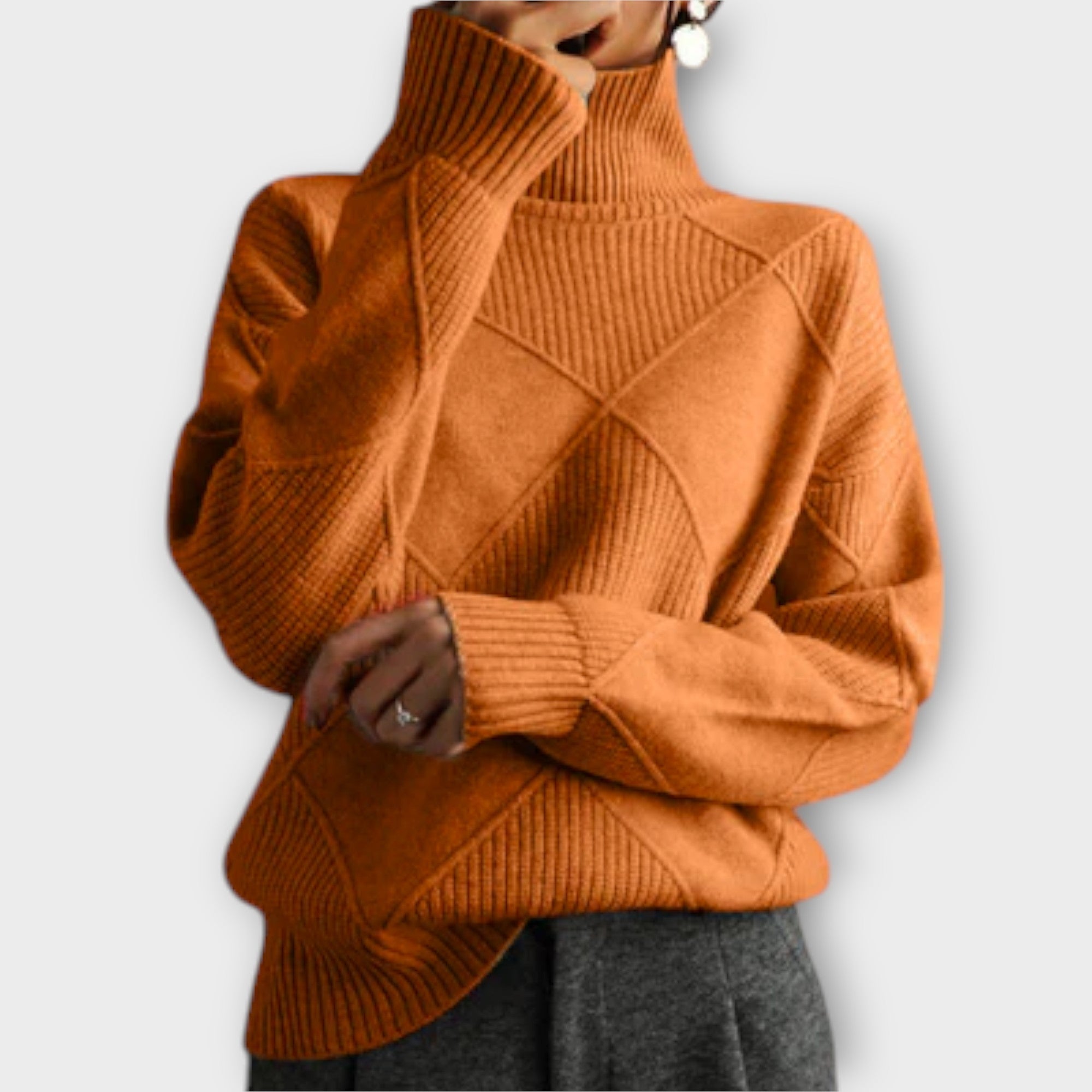 Melanie - Koselig Turtleneck Genser