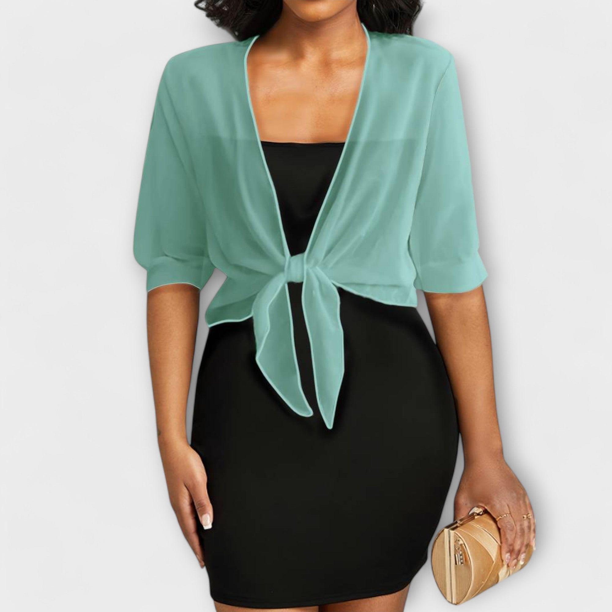 Olivia - Bluse med Åpen Front