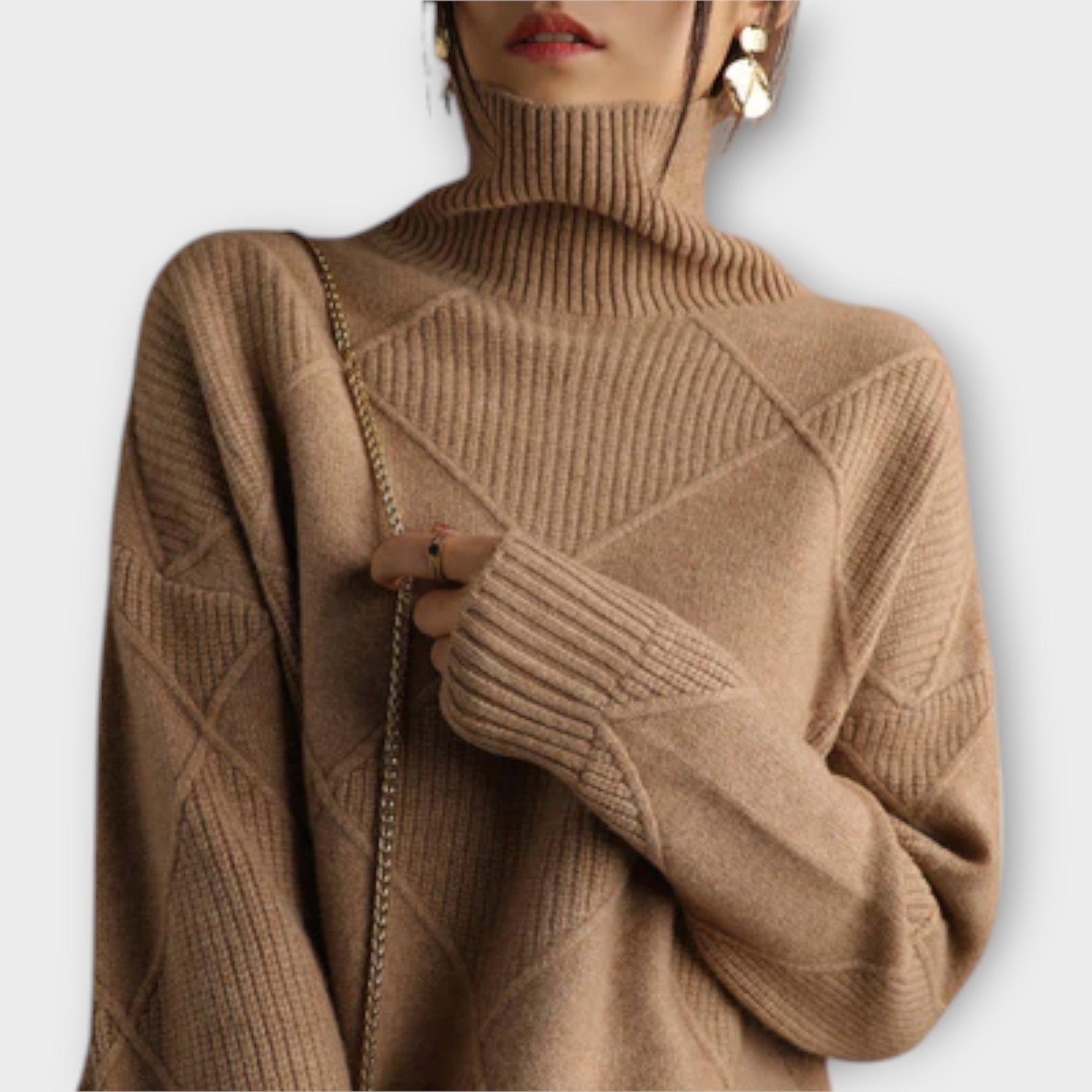 Melanie - Koselig Turtleneck Genser