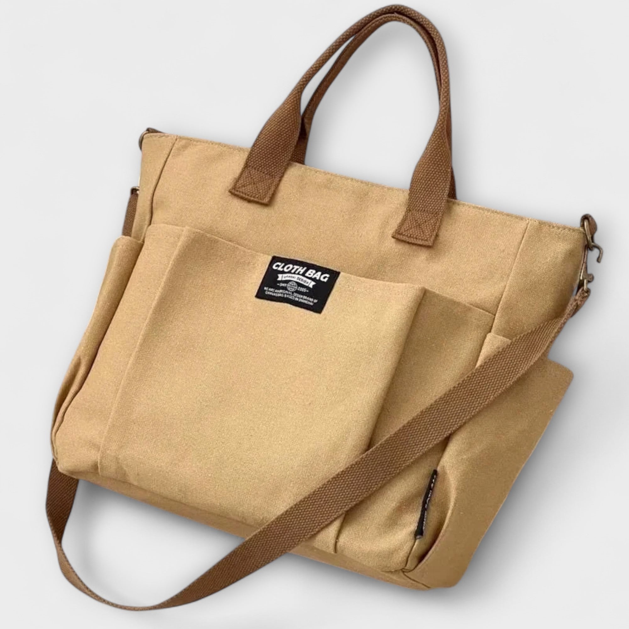 Minimalistisk Lerret Tote Bag
