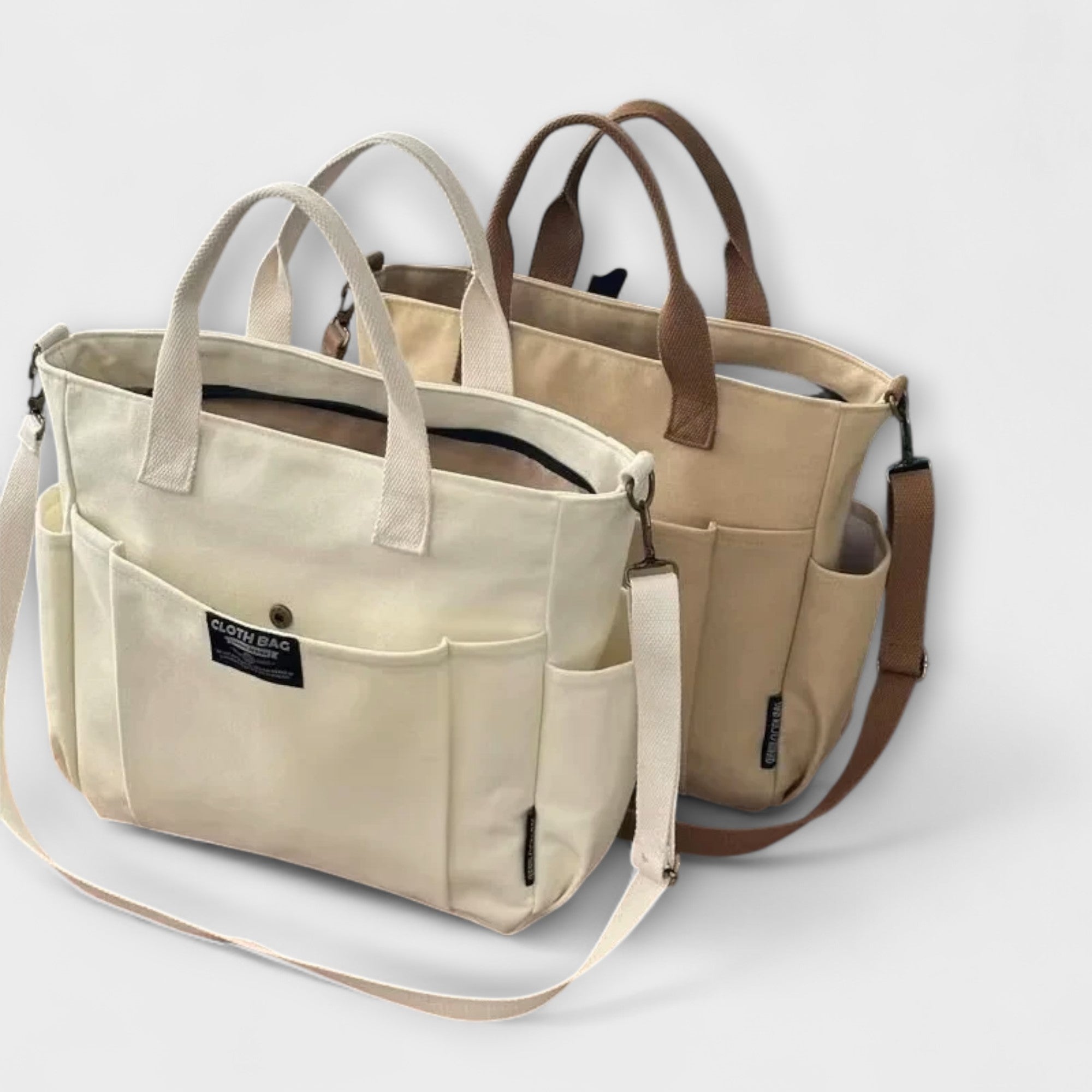 Minimalistisk Lerret Tote Bag