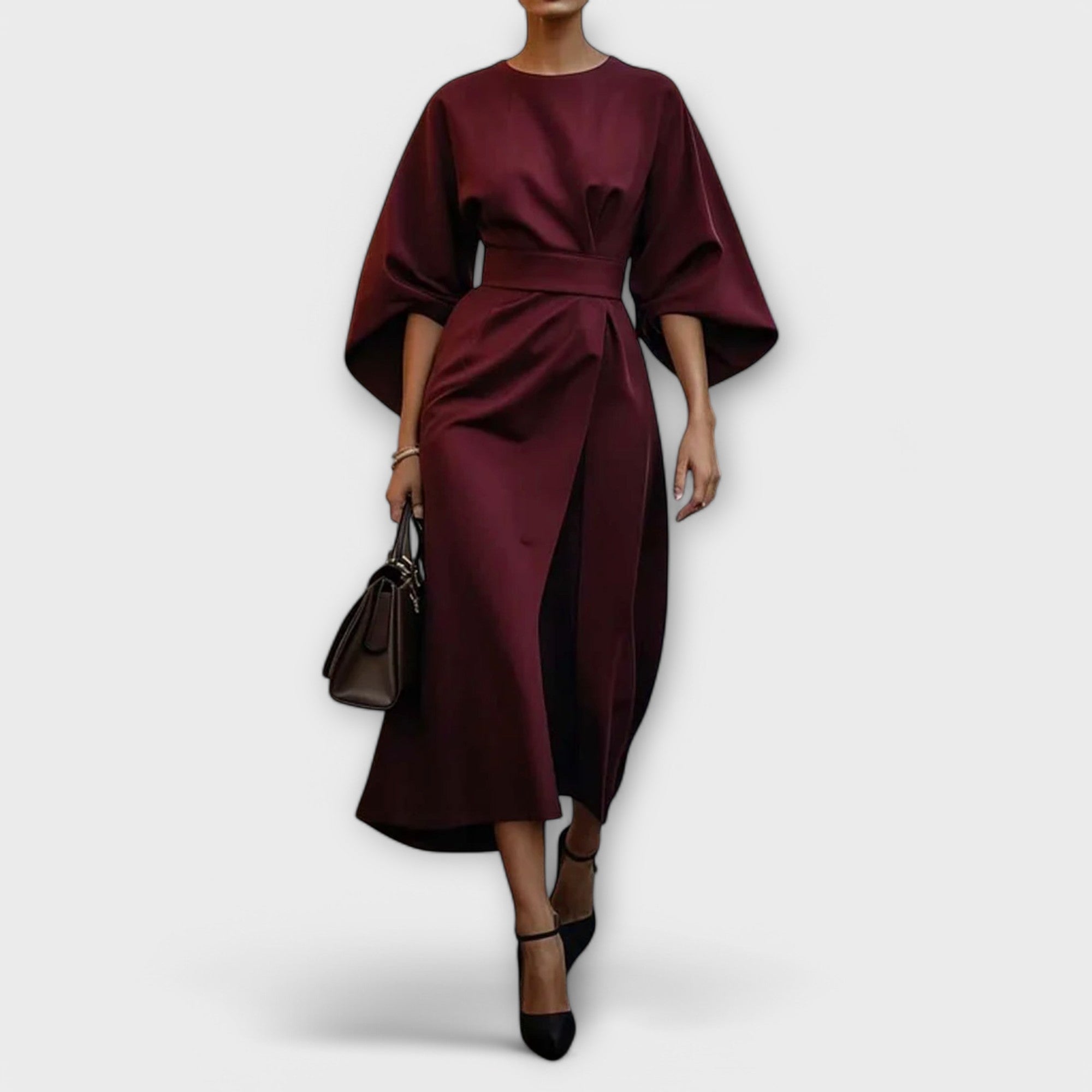 Sonia - Elegant Kjole med Ermer