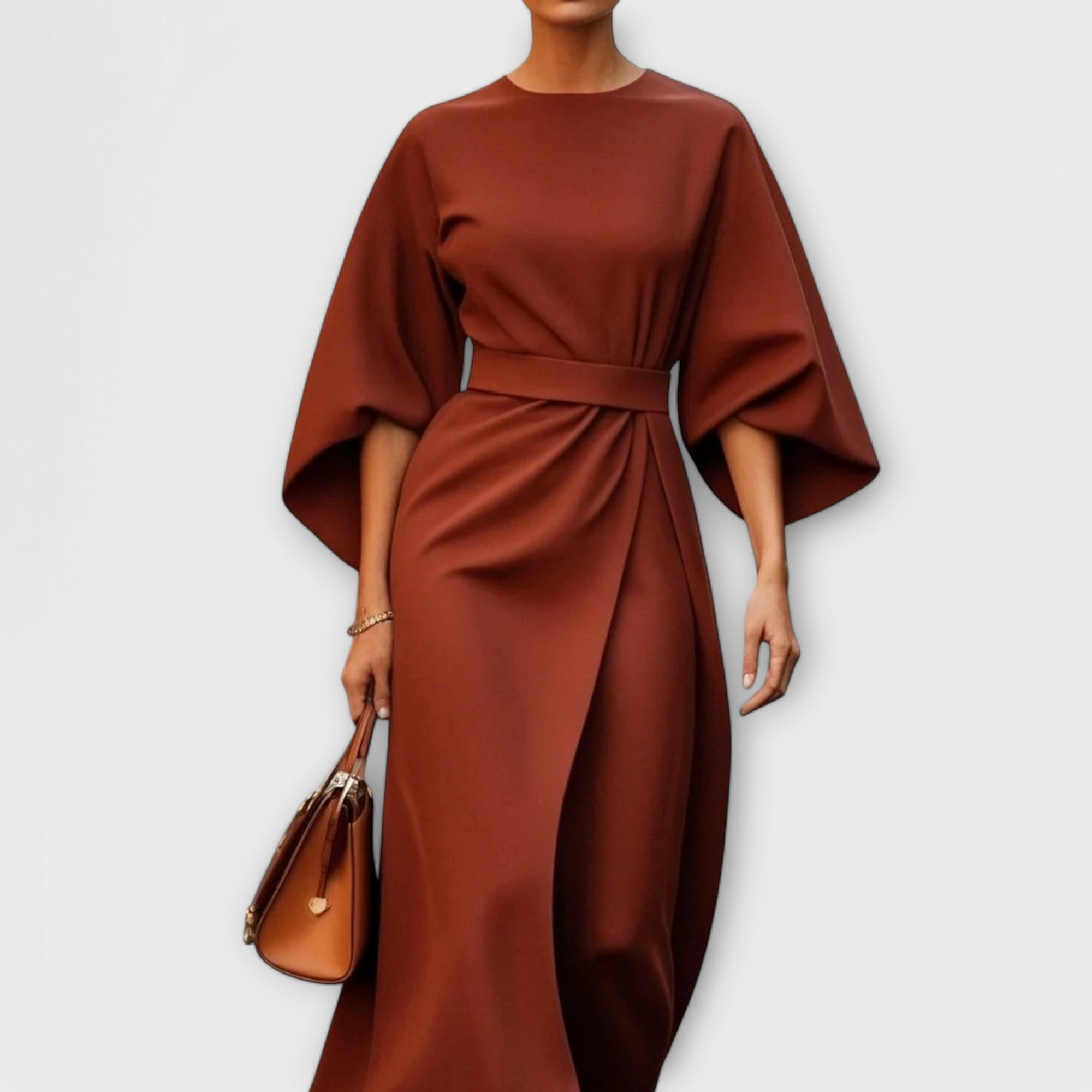Sonia - Elegant Kjole med Ermer