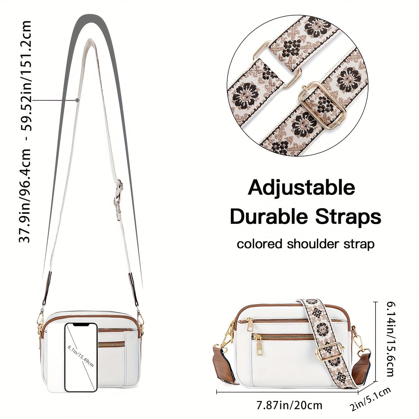Aurellia. - Crossbody-veske laget av vegansk lær