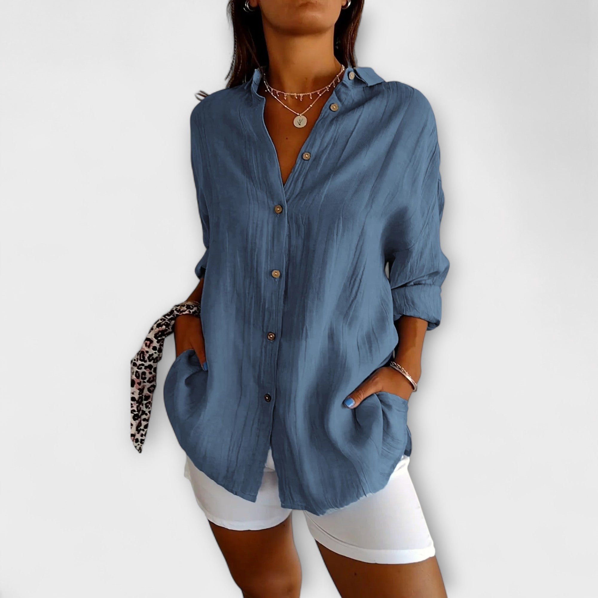 Saskia - Elegant Bluse for Damer