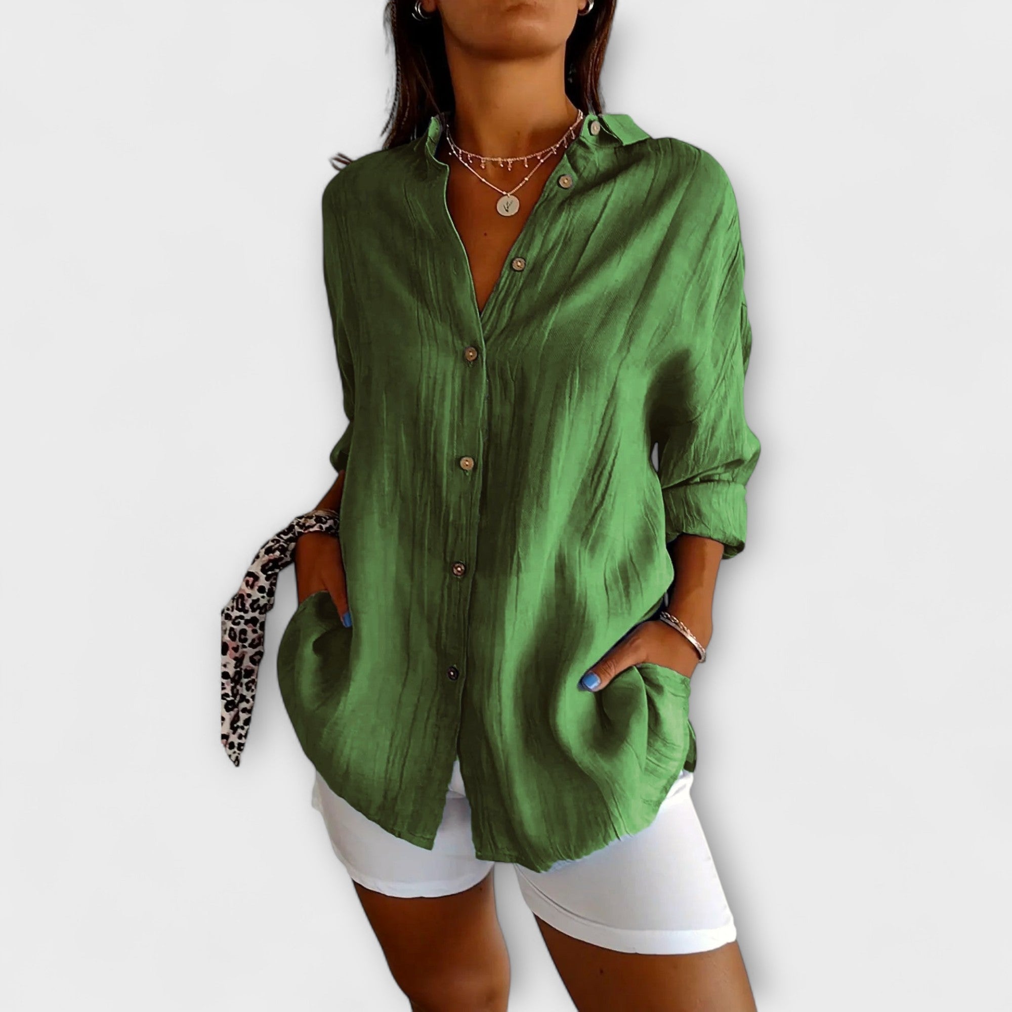 Saskia - Elegant Bluse for Damer