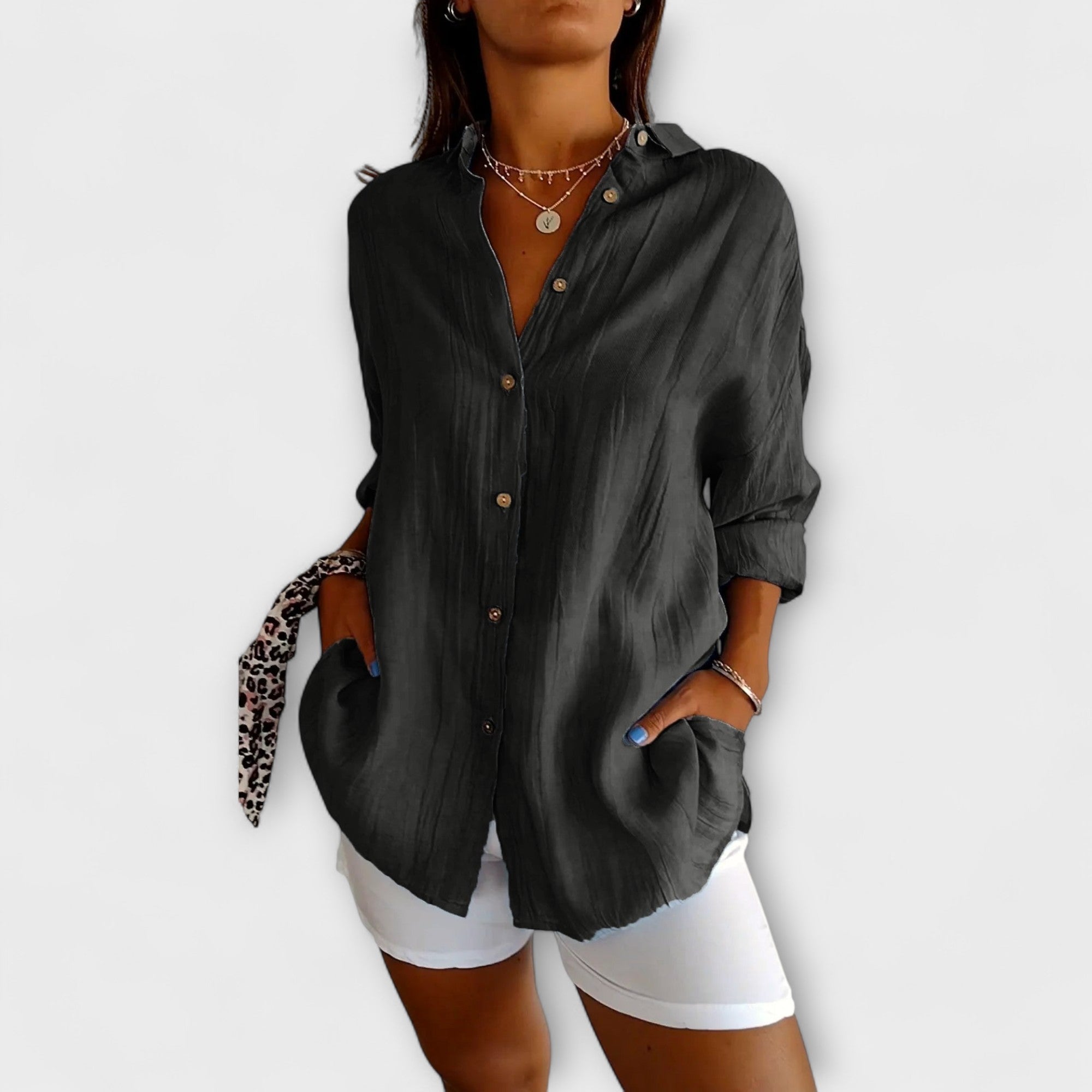 Saskia - Elegant Bluse for Damer