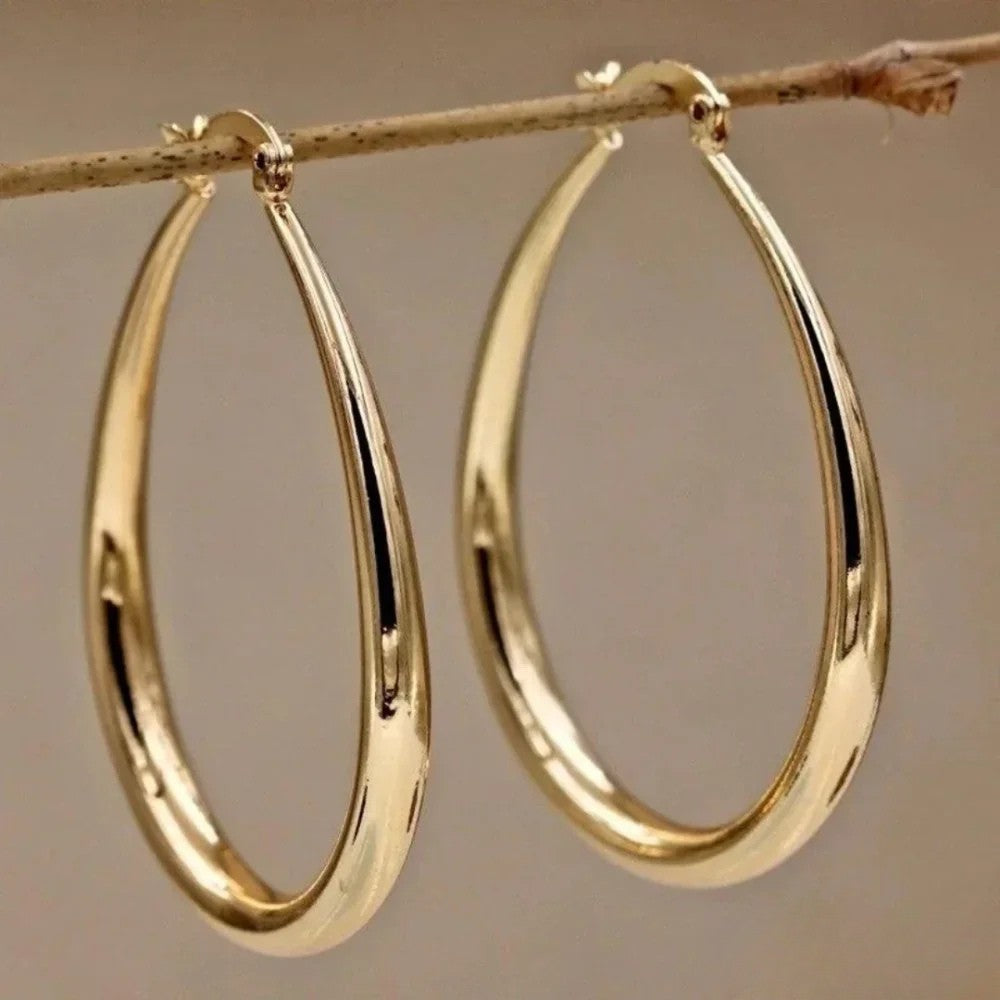 Retro Hoop Øredobber