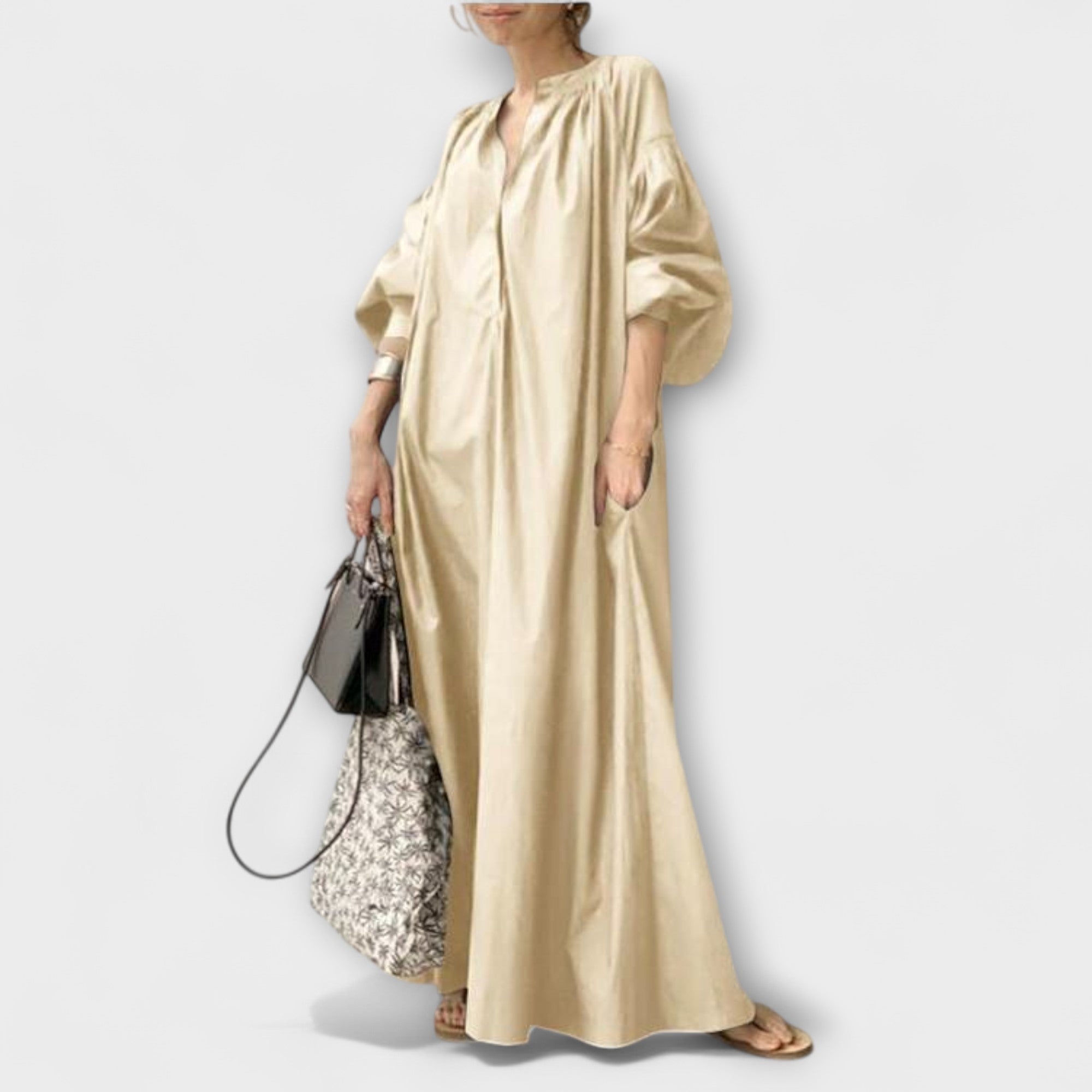 Gerhilde – Elegant Midi Kjole