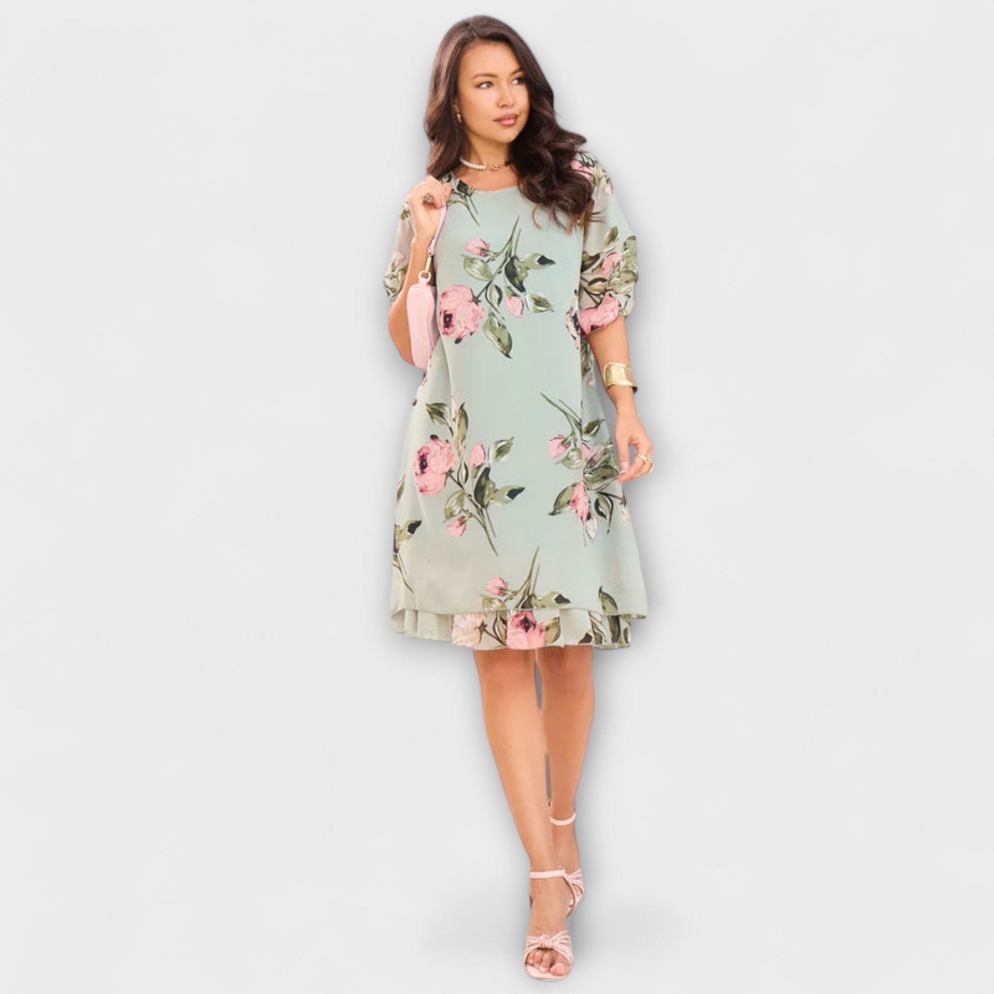 Melin - Elegant Chiffonkjole