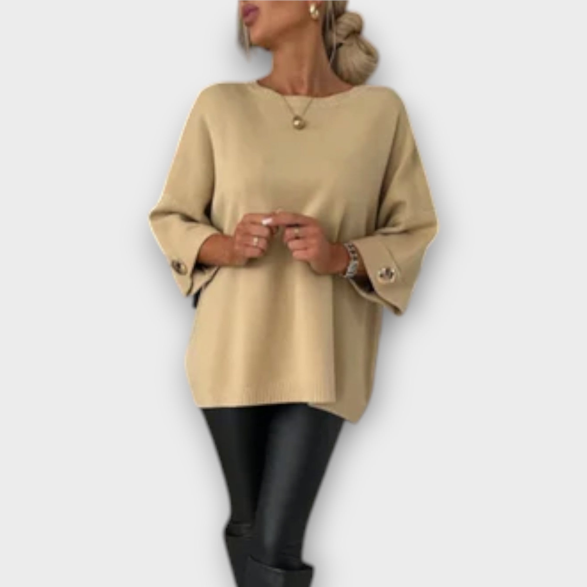 Isabella - Elegant Strikkebluse