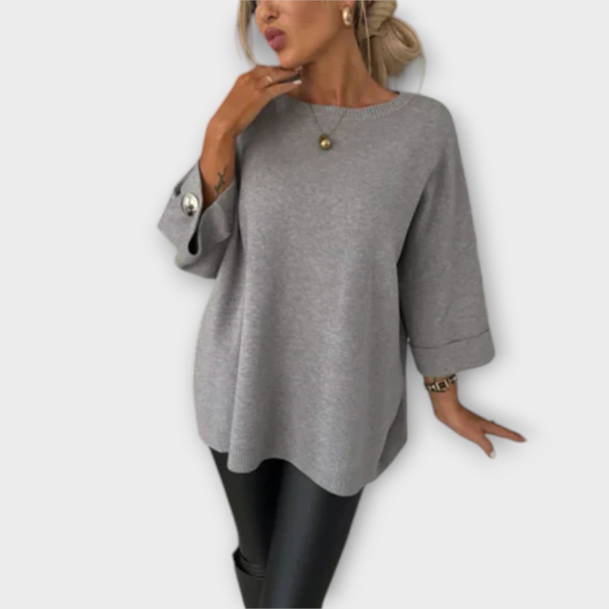 Isabella - Elegant Strikkebluse