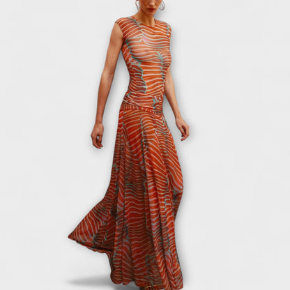 Phoenix - Glitrende Bølge Mesh Body