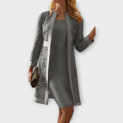 Runa - Elegant To-delt Blondekjole