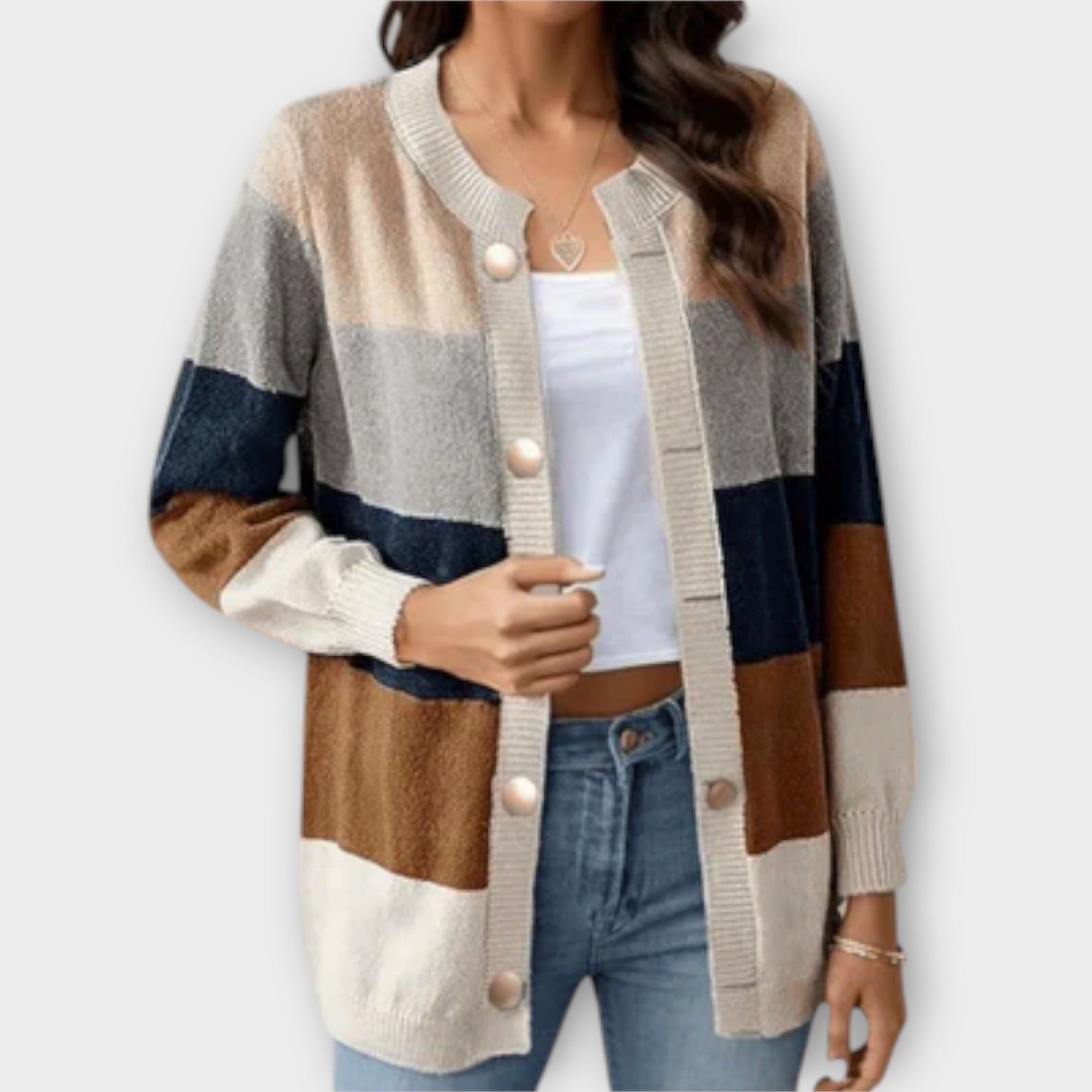 Lottenia - Stripete Cardigan