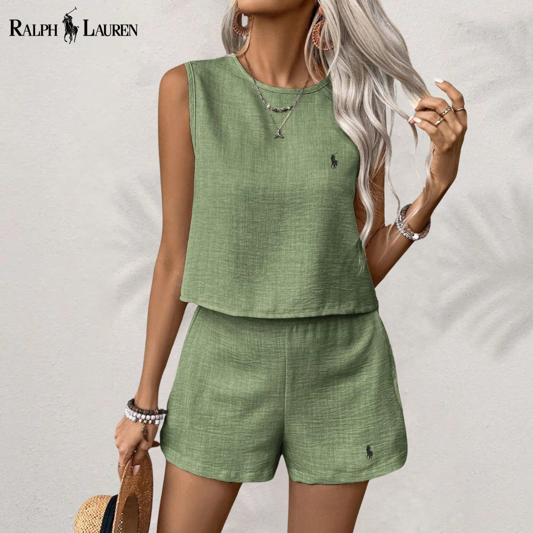 [Kjøp 1 Få 2] Lin Serenity Komplett To-Dels Sett av R. Ꮮаᴜгеn + Gratis R. Ꮮаᴜгеn Solhatt