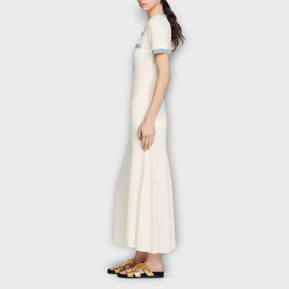 Alecia - Strukturert Maxi Kjole