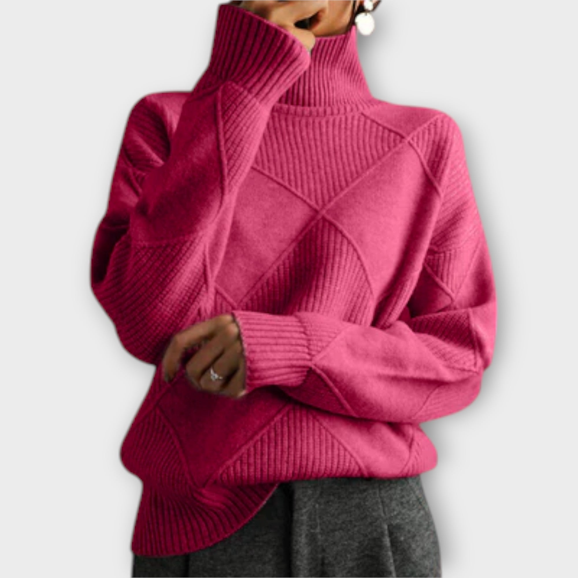 Melanie - Koselig Turtleneck Genser