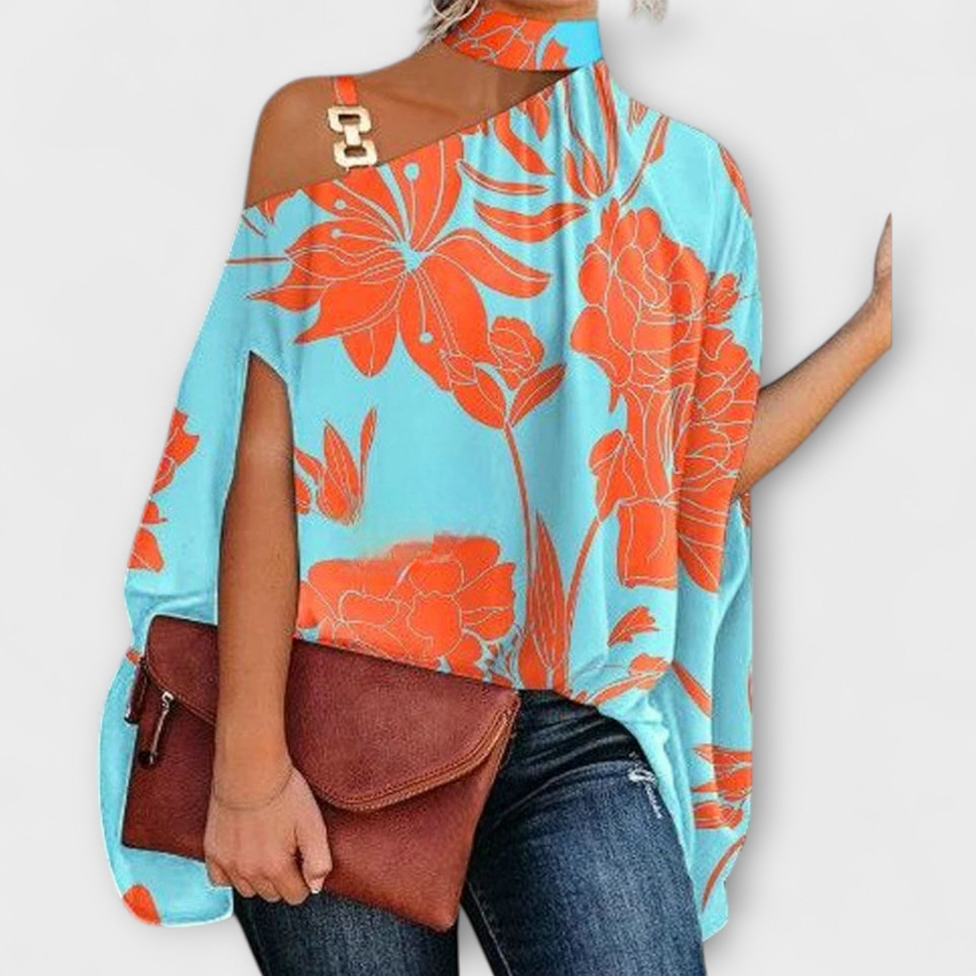 Off-Shoulder Bluse for Kvinner
