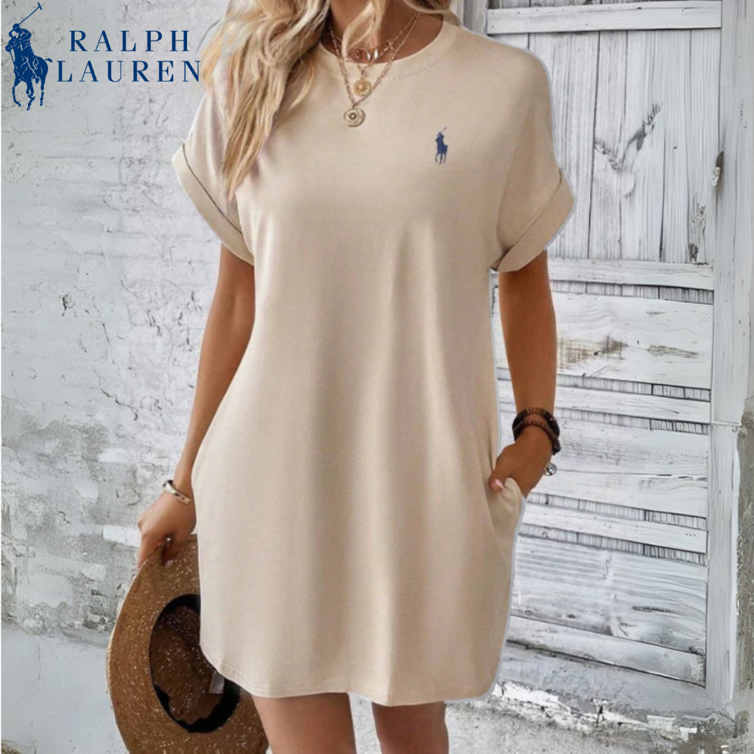 Casual Ꮢalph Ꮮаᴜгеn Kjole | Minimalistisk Eleganse for Hverdagsbruk