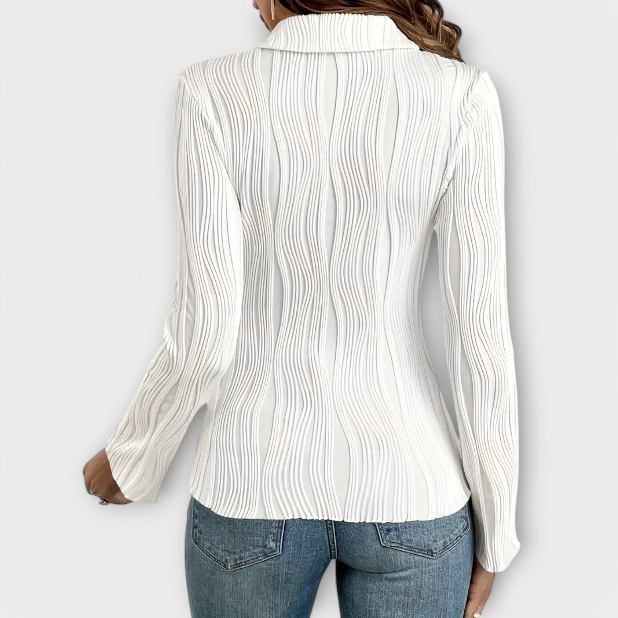 Natalie - Bluse med Lange Ermer