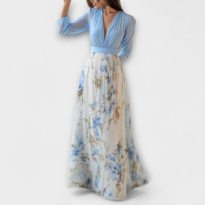 Harper - Blomstrete Maxikjole