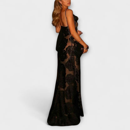 Sara - Blomstre Maxi Kjole