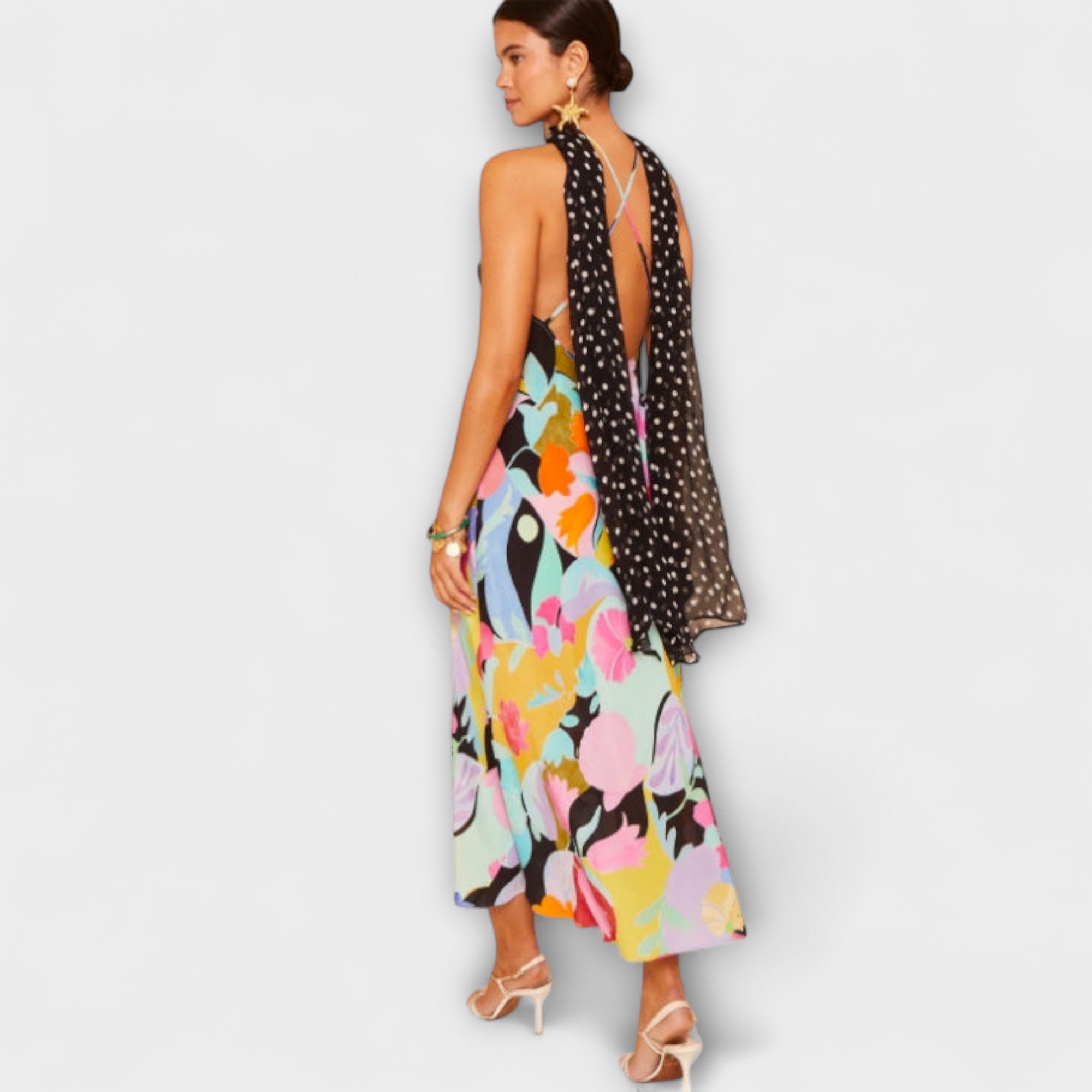 Naomi - Hayley Midi Kjole