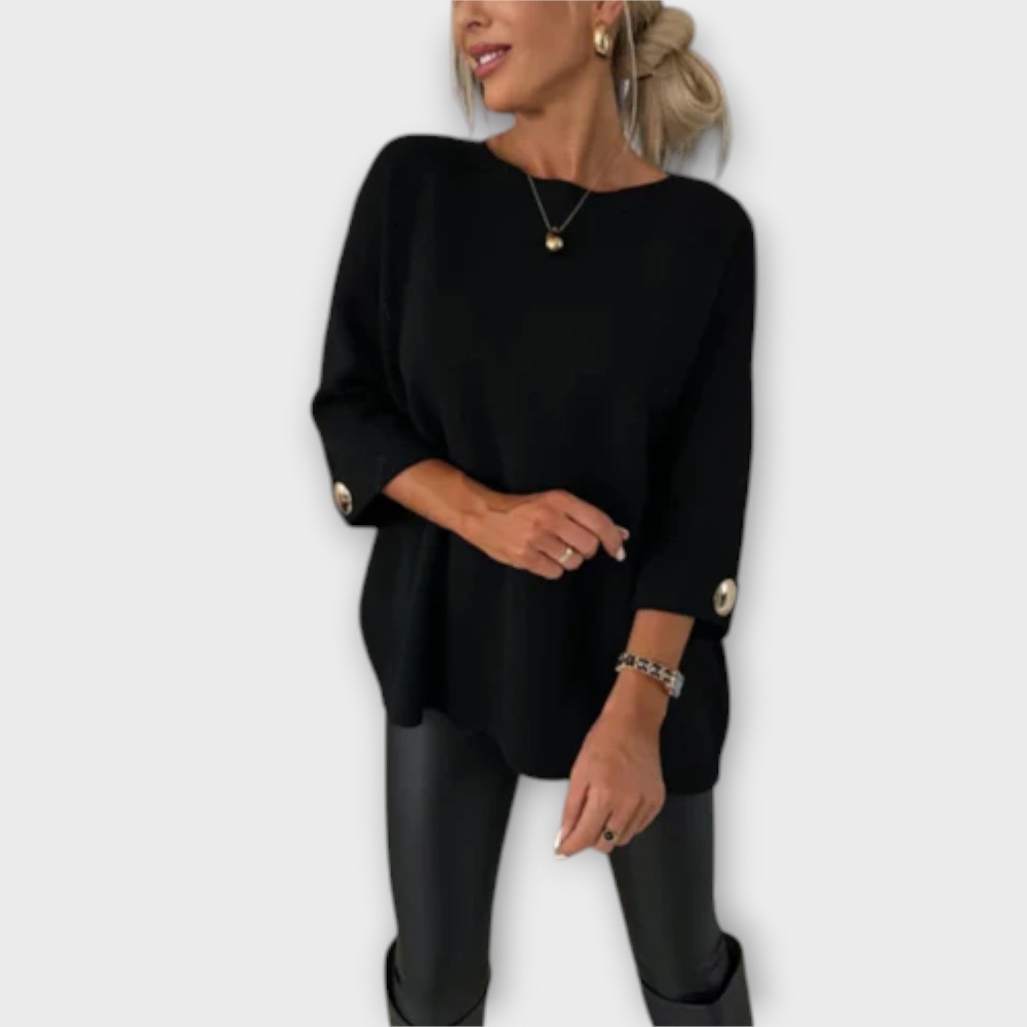 Isabella - Elegant Strikkebluse