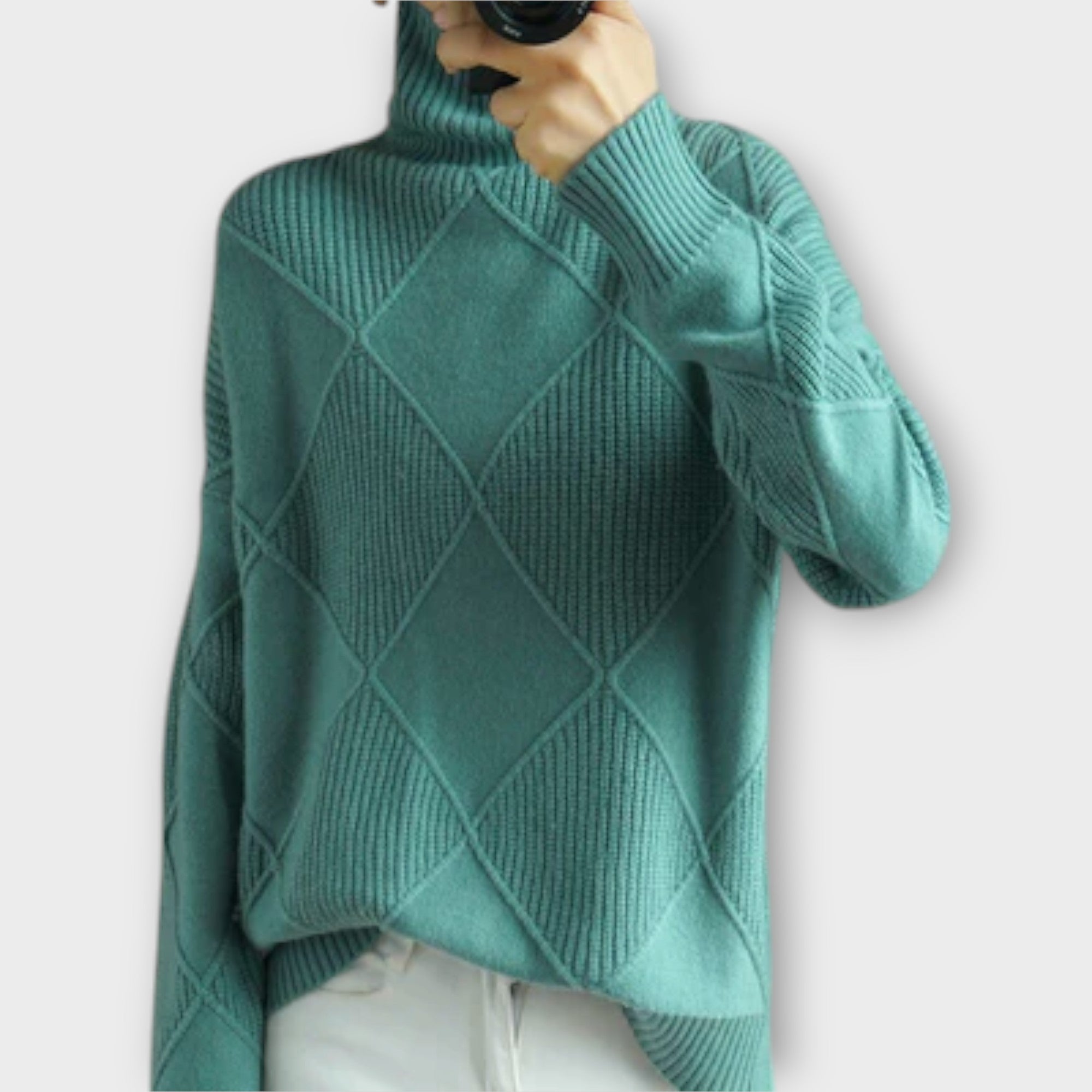 Melanie - Koselig Turtleneck Genser