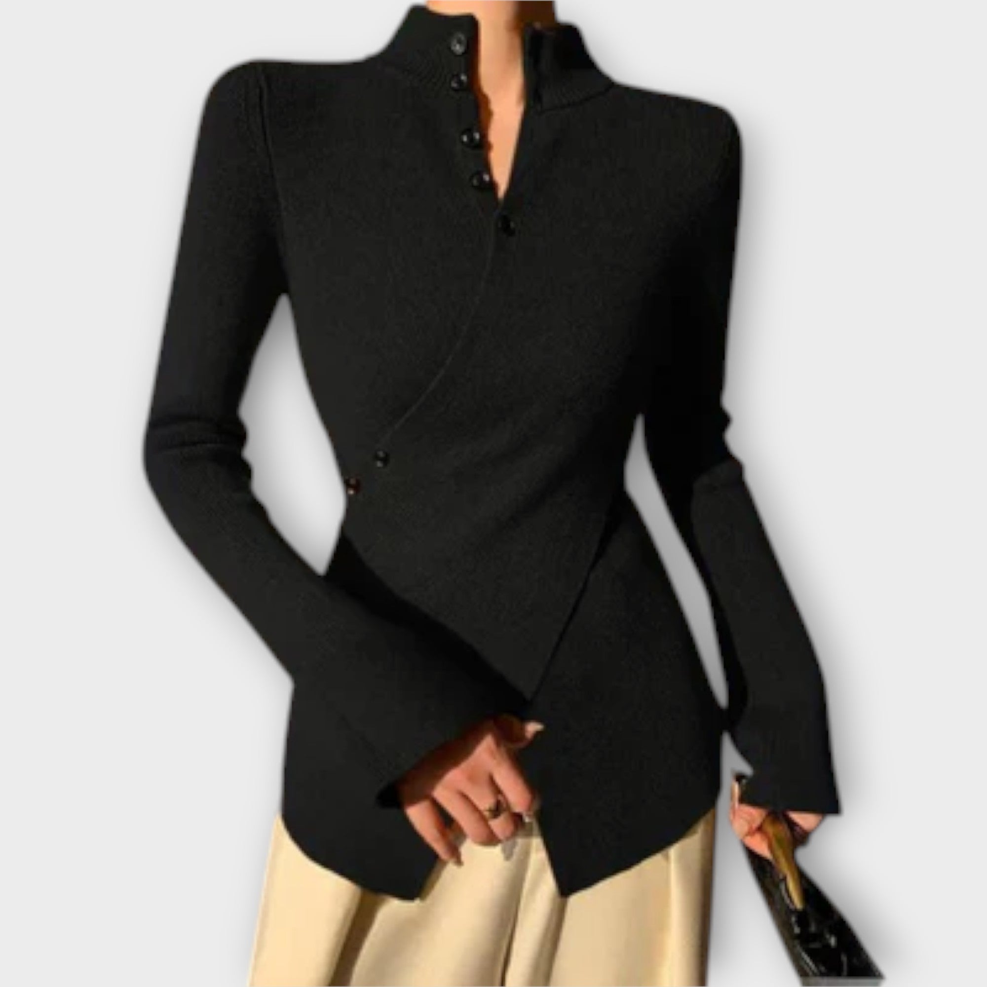 Michiko – Elegant Slim Fit Strikkegenser