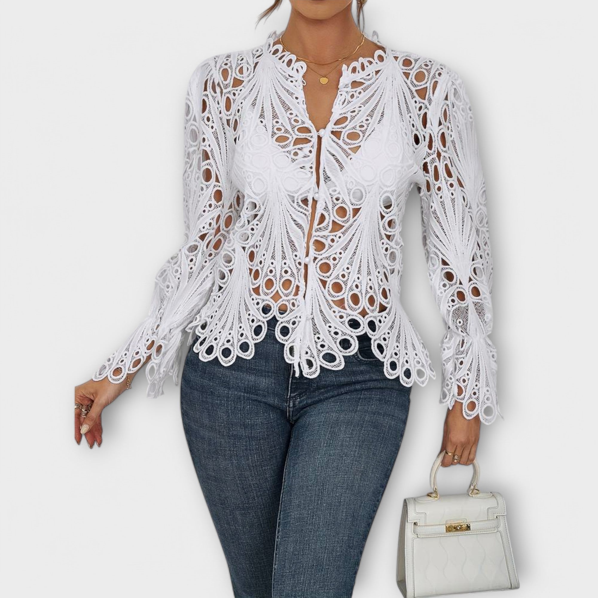 Savannah - Asymmetrisk Bluse
