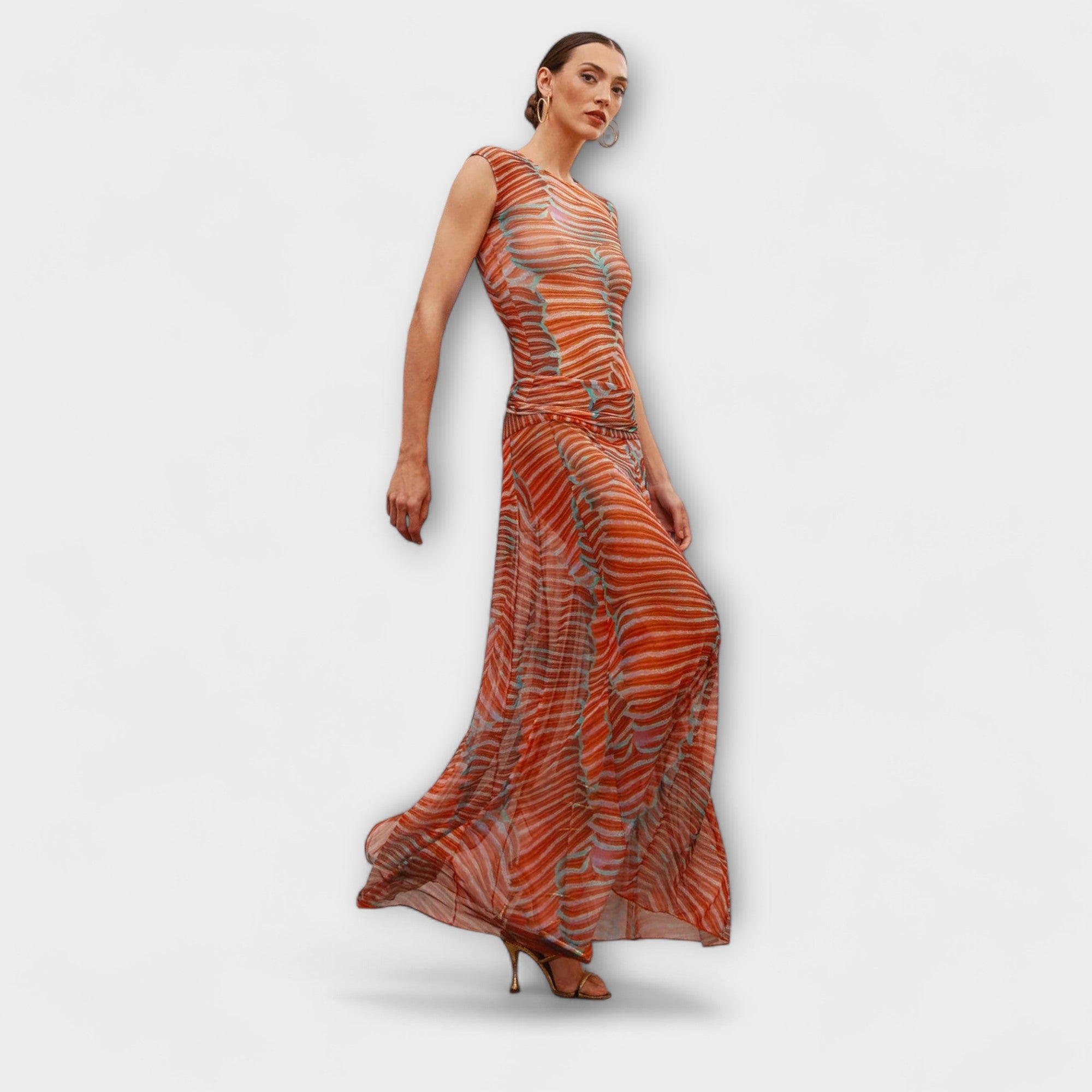 Phoenix - Glitrende Bølge Mesh Body