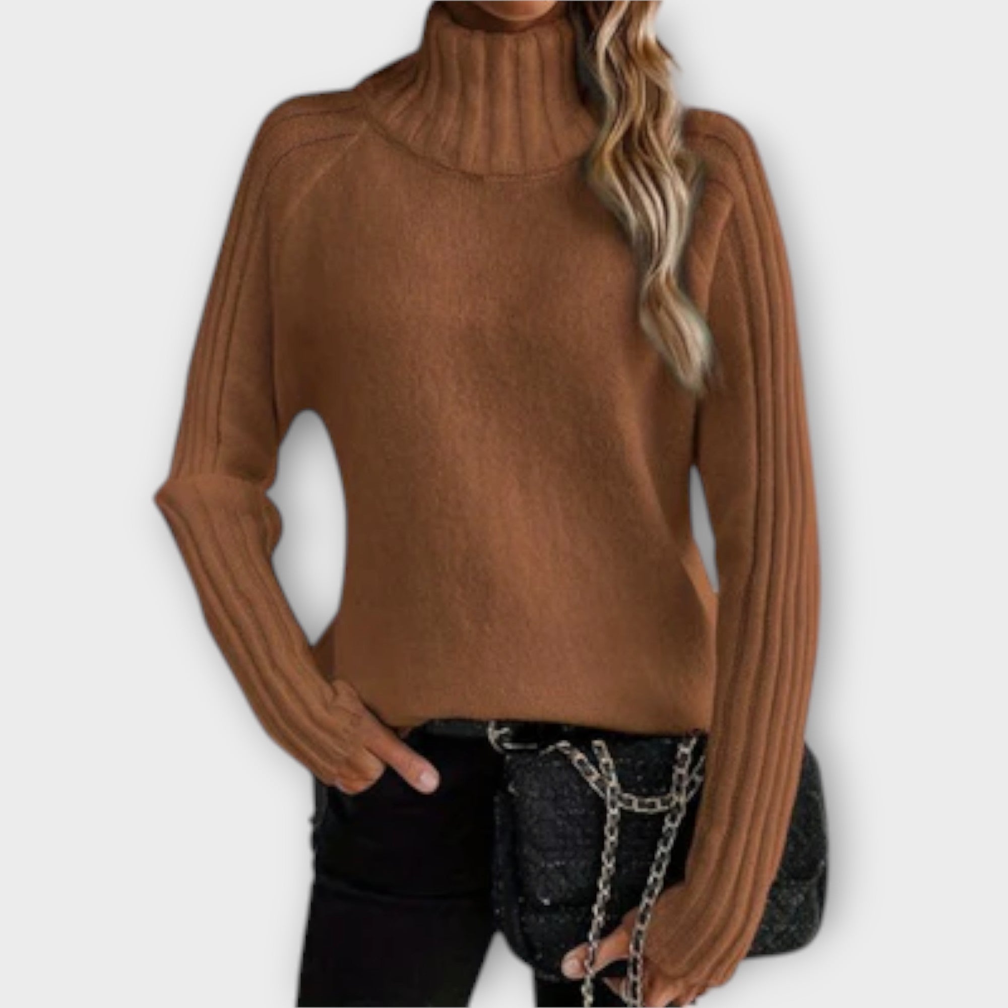 Hannah - Elegant Strikkegenser
