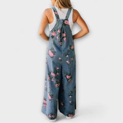 Mirona - Avslappet Passform Denim Overalls