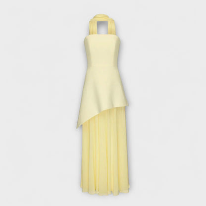 Goldie - Maxi Kjole Laget av Chiffon