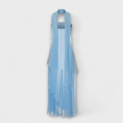 Goldie - Maxi Kjole Laget av Chiffon