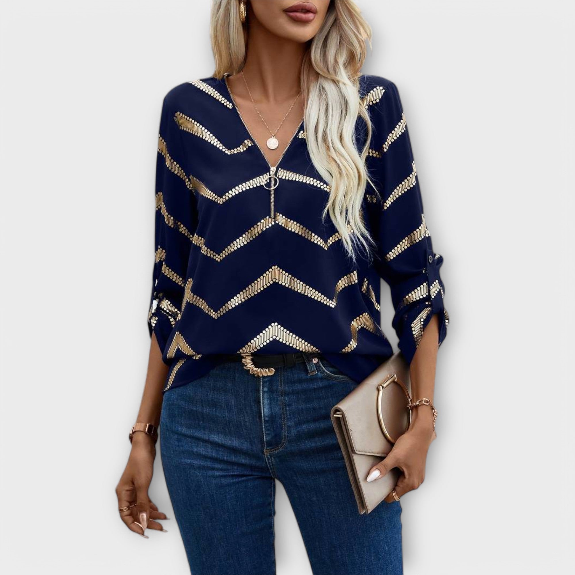 Emma - Tidsløs Elegant Bluse