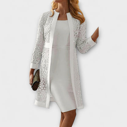 Runa - Elegant To-delt Blondekjole